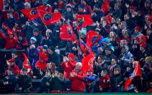 A full house of 25,600 supporters created an incredible atmosphere at Thomond Park.