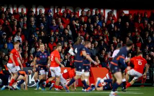 Munster fans at the game.
