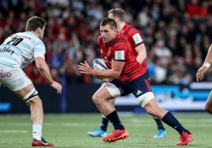 CJ Stander with Fabien Sanconnie.