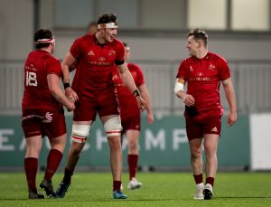 Thomas Ahern and Alan Tynan in action for Munster A