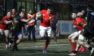 Tommy O’Donnell on the charge against Zebre.
