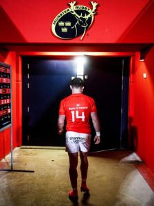 Calvin Nash goes down the tunnel after the Southern Kings victory.