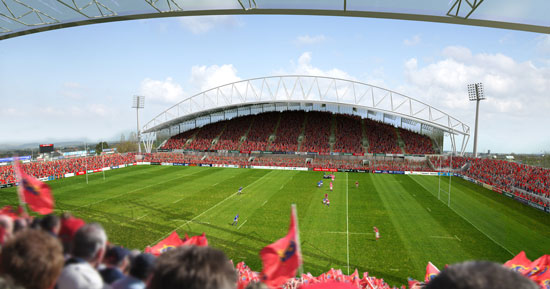 Rugby Returns To Thomond Park. Rugby Returns To Thomond Park.