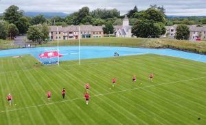 The Munster squad are training in groups of seven players.