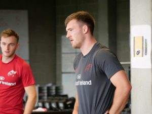 New signing Matt Gallagher.