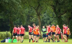 Graham Rowntree and the squad.