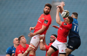 Jean Kleyn and Andrew Conway with Dave Kearney.