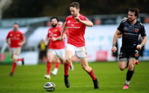 Darren Sweetnam in action for Munster this season.