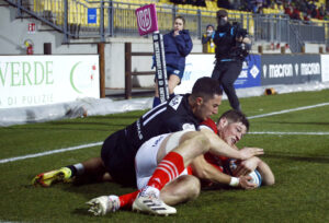 Jack O’Donoghue makes sure of the score.