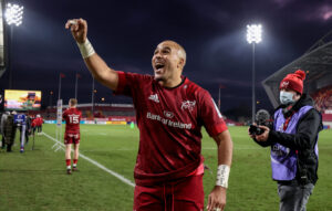 Simon Zebo will make his 150th Munster appearance against Glasgow.