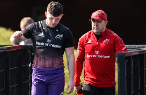 Calvin Nash with Defence Coach JP Ferreira.
