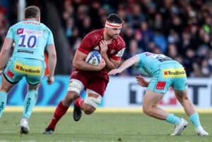 Jack O'Sullivan sustained a knee injury away to Exeter Chiefs.