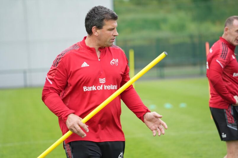 New Defence Coach Denis Leamy.