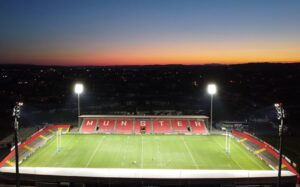 An aerial view of Musgrave Park.
