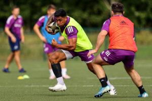 Malakai Fekitoa at training last month.