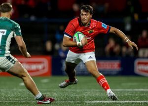 Antoine Frisch made his first appearance for Munster on Friday night.