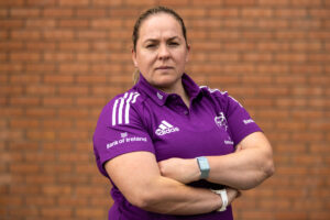 New Munster Rugby Women's Head Coach Niamh Briggs.