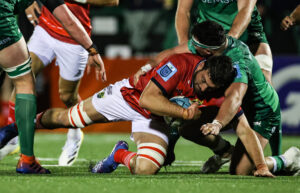 Jean Kleyn in action against Connacht.