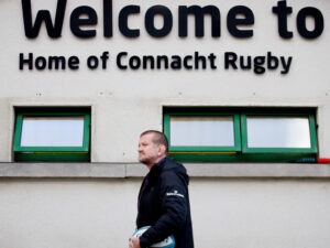Head Coach Graham Rowntree arrives at the Sportsground.