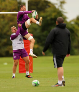 Keynan Knox and Tadhg Beirne.