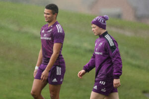 National Talent Squad member Shay McCarthy and Ethan Coughlan.