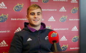 Alex Kendellen speaking to the media on Tuesday.