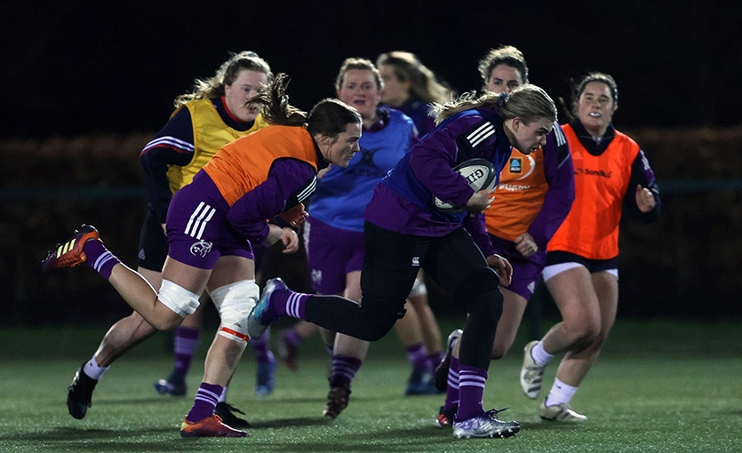 Munster Domestic Rugby Gallery Munster Training Ahead Of Women’s