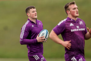 Fionn Gibbons at Munster training in January.
