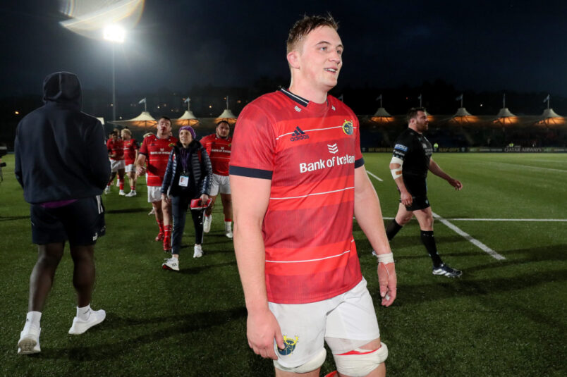 Gavin Coombes after the quarter-final win over Glasgow Warriors.