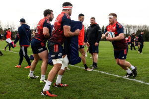 Eoghan Clarke with Jack O'Sullivan, Shay McCarthy, Andi Kyriacou and John Ryan.