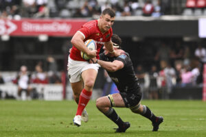 Tom Farrell has started all 18 games for Munster this season, scoring eight tries.