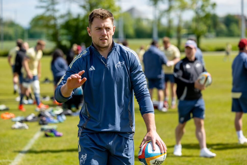 Lee Barron at Munster training.
