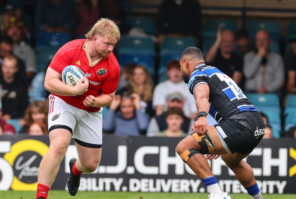 Ronan Foxe in pre-season action against Bath last season.