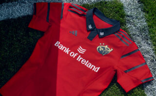 The new adidas Munster Rugby home jersey is available exclusively at Life Style Sports.