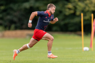 Alex Nankivell at training on Tuesday.