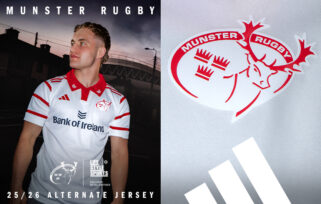 New adidas Munster Rugby Alternate Jersey