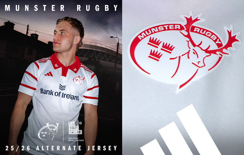 Munster Rugby’s New Adidas Alternate Kit Now On Sale
