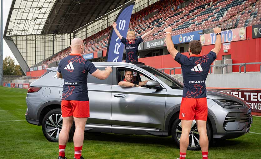 Munster Rugby Renews Partnership With Kearys Motor Group