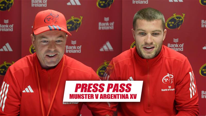 Press Pass | Munster v Argentina XV Press Pass | Munster v Argentina XV