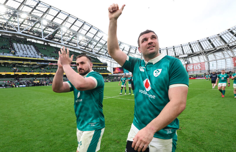 Tadhg Beirne starts for Ireland against the Springboks.