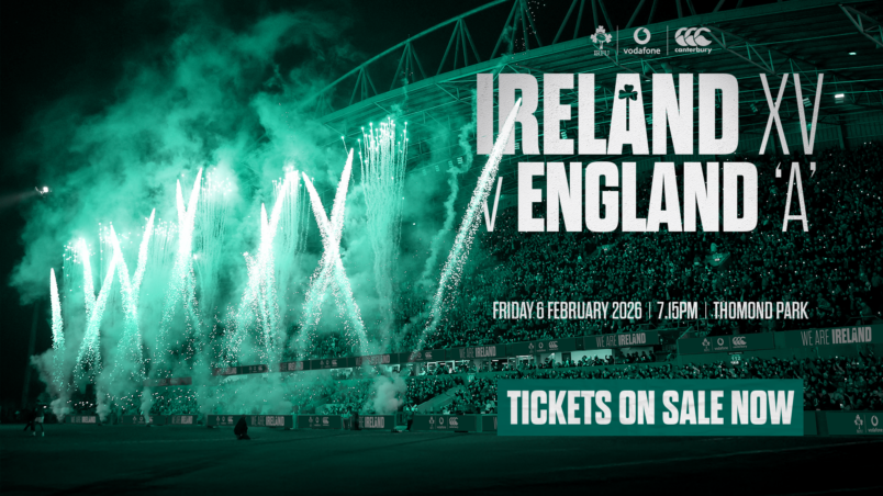 Ireland XV To Face England ‘A’ Under Friday Night Lights At Thomond Park