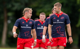 Craig Casey and Jack Crowley start together in the half-backs for Munster.