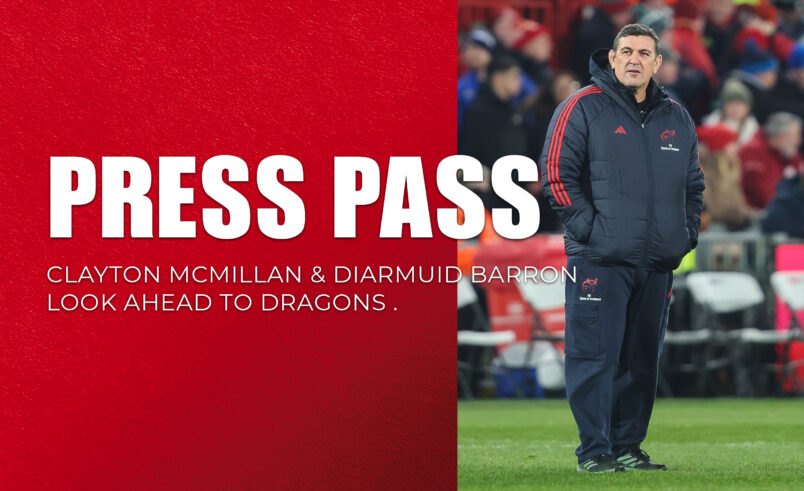 Press Pass | Munster v Dragons RFC