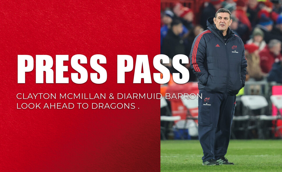 Press Pass | Munster v Dragons RFC