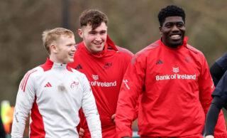 Ethan Coughlan, Ruadhán Quinn & Seán Edogbo start for Munster on Friday night.