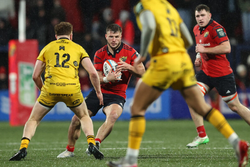 Alex Nankivell in action against Dragons on Friday night.