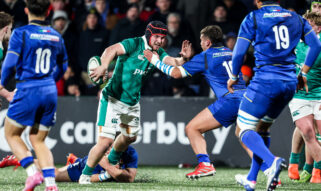 Billy Hayes starts in the back row for the Ireland U20s.