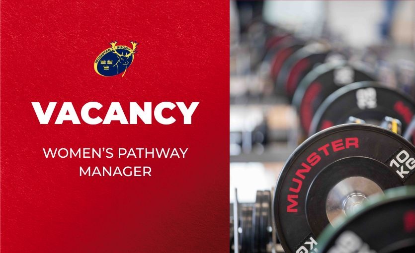 Vacancy | Munster Women’s Pathway Manager