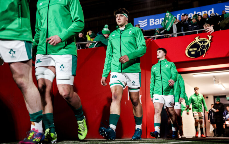 Joe Finn starts in the second row for Ireland at Virgin Media Park on Saturday.