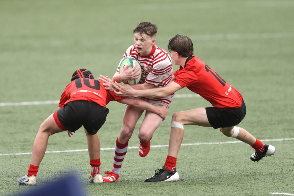 Munster Rugby | Cody O Connor is tackled by Sam Morris with Sonny ...